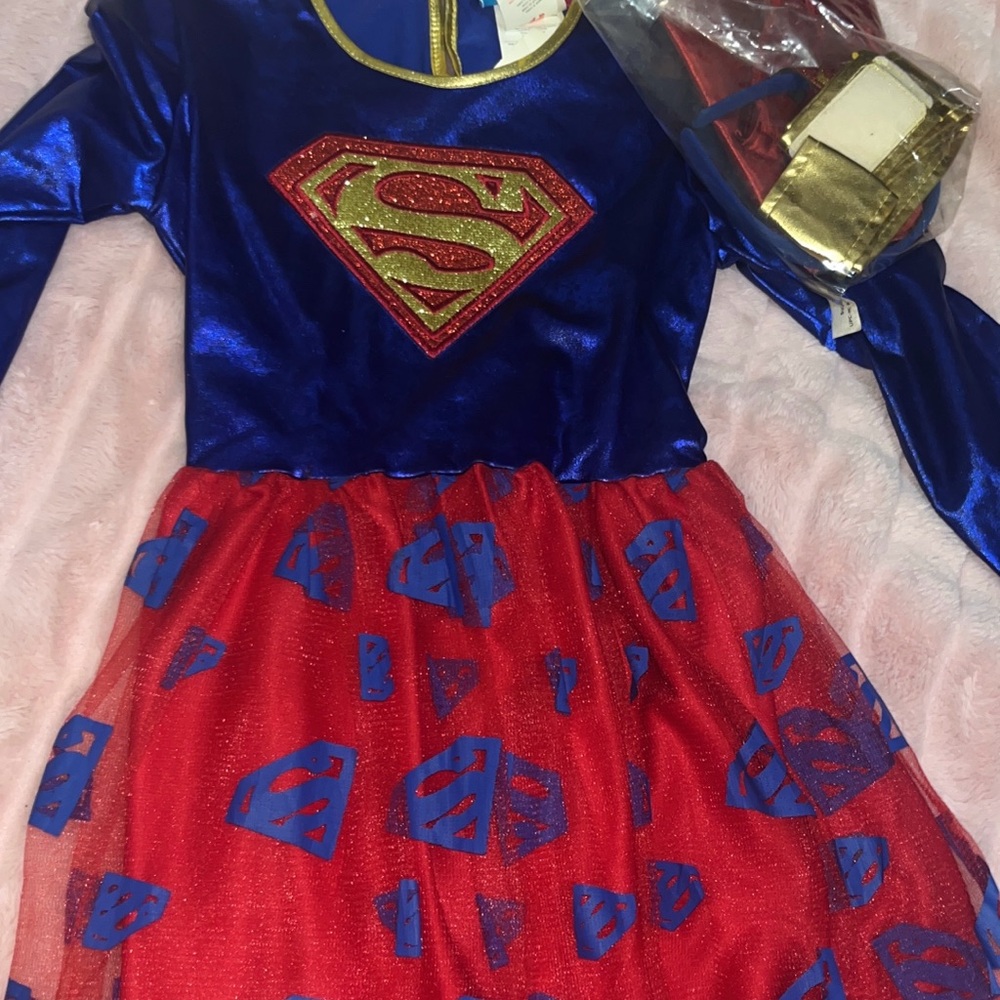 Superhero Kids Costume in Blue and Red